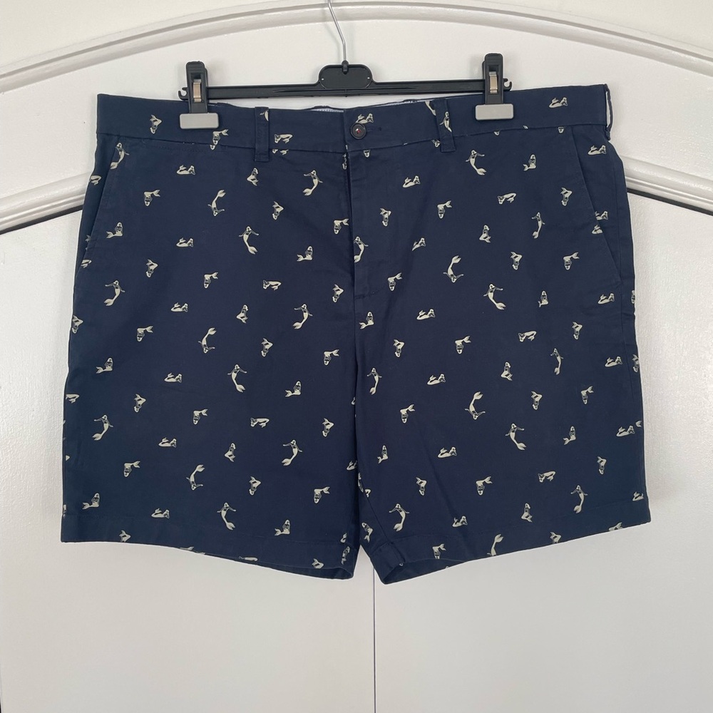 Tommy Hilfiger Navy Blue mermaid Patterned Men's Shorts size 42